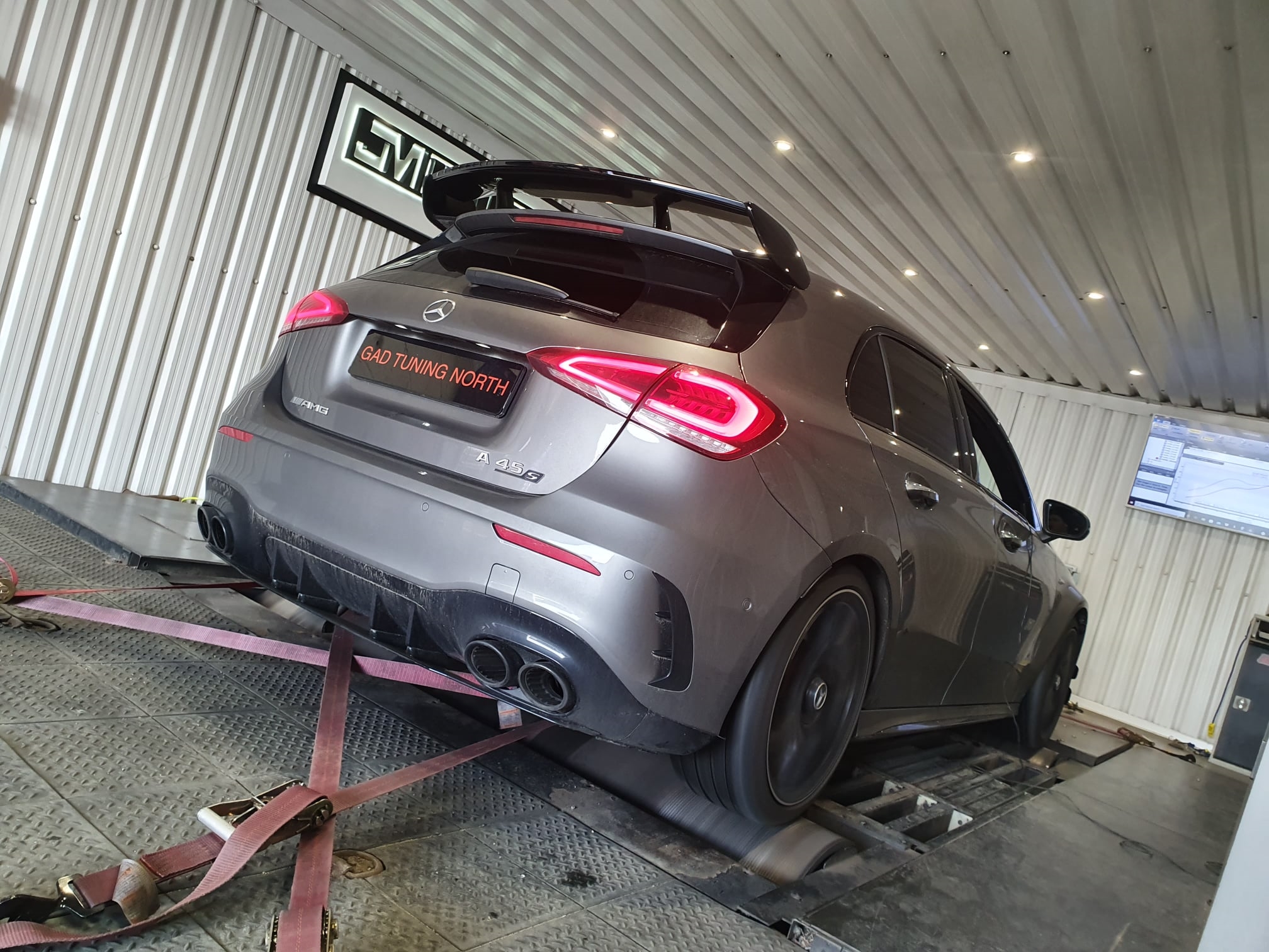 Mercedes A45s stage 1 & dyno 