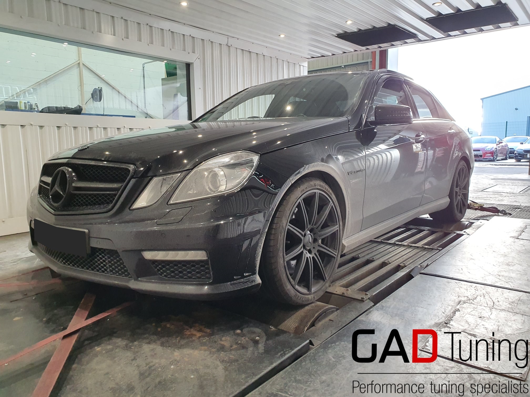 Mercedes E63 in for stage 2 tune & dyno